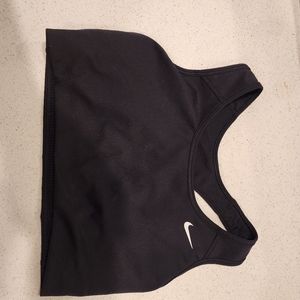 Nike Dri Fit Swoosh Sports Bra Women's Size Small Black